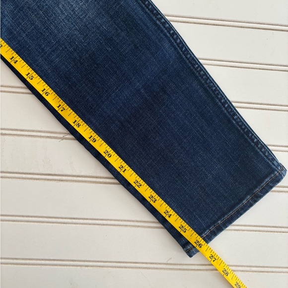 WHBM High-Rise Everyday Soft Denim™ Embroidered Straight Jeans Size 6 - Picture 12 of 13